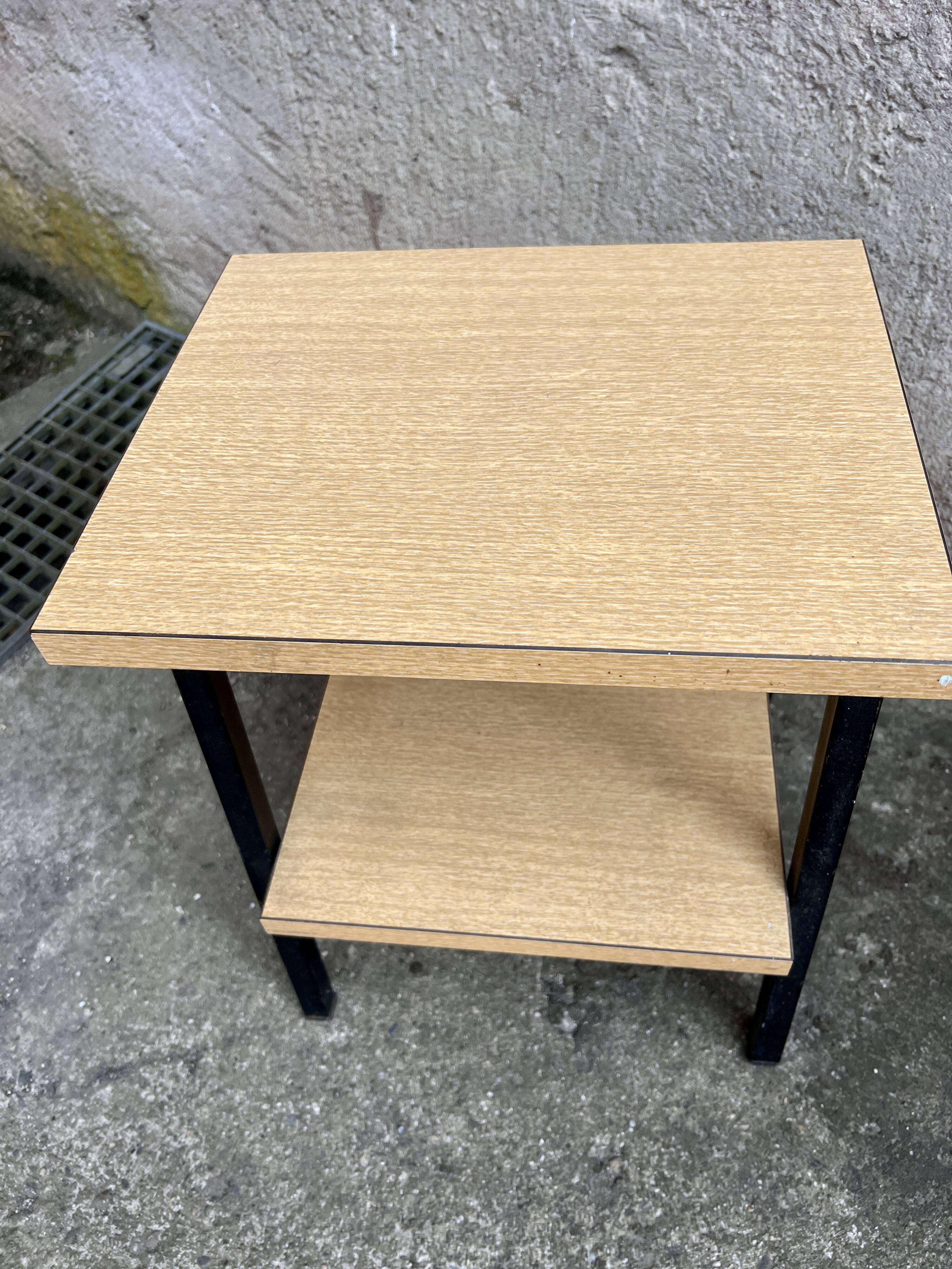 Pair bedside table bedside end of old vintage sofa 1950 legrand design