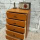 Commode, semainier, chiffonnier vintage de style scandinave