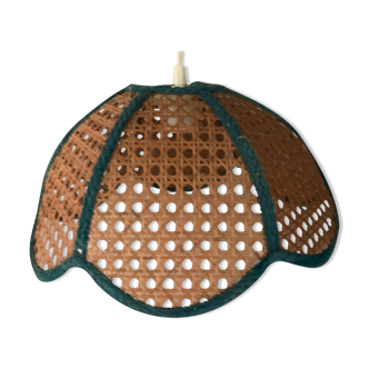 Suspension lampshade in cannage
