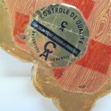 Mirror rocaille gilded ice saint-gobain vintage