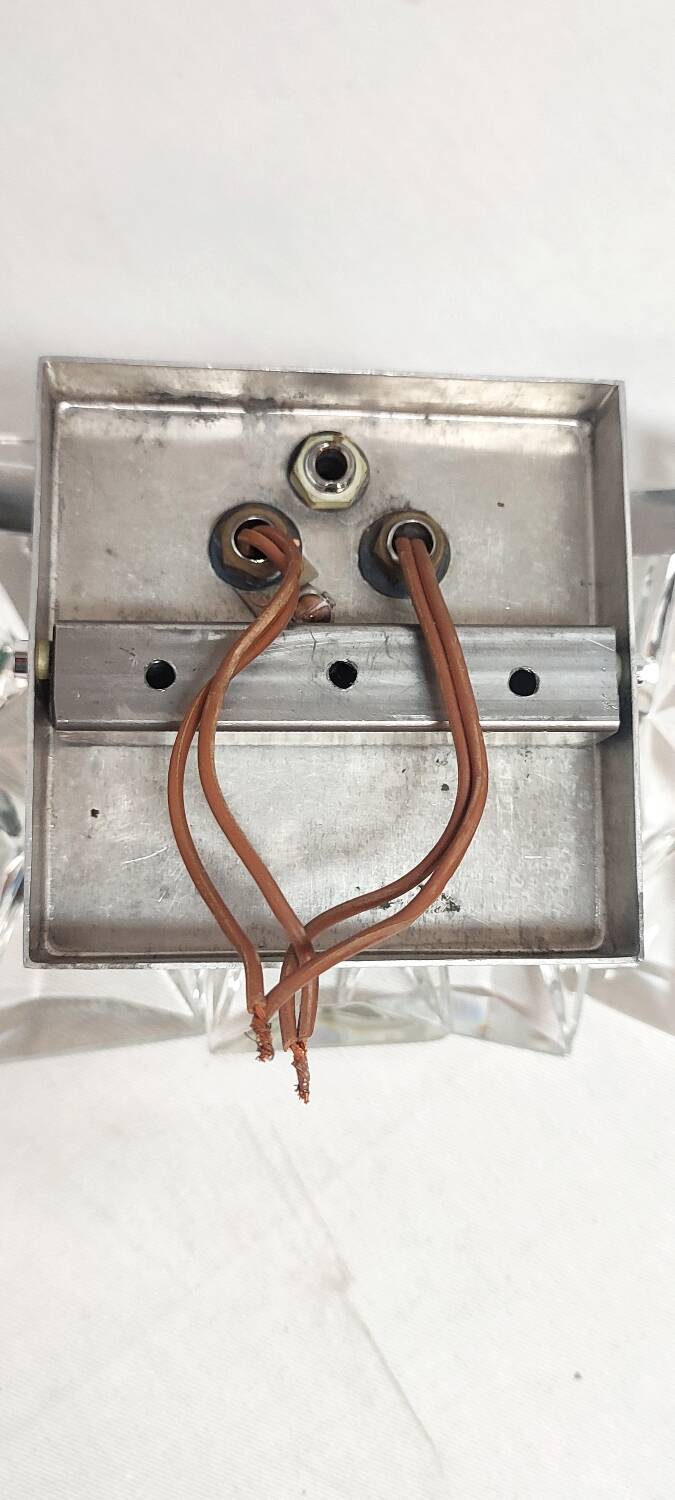 Par de apliques de pared "Kinkeldey". Alemania, 1970s.