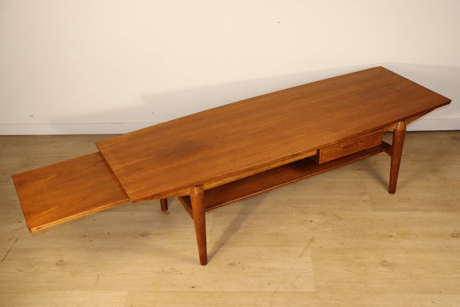 Scandinavian teak coffee table from the 1960s.