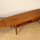 Table basse scandinave en teck années 60