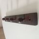 Porte manteau mural vintage en bois