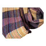 Khadi blanket, hand-woven in recycled wool by Storie