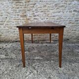 Farmhouse table with one drawer