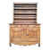 Antique sideboard, solid wood farmhouse furniture.