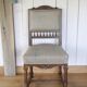 4 upholstered chairs in Henri II style