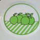 7 vintage dessert plates