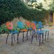 6 designer chairs 1980