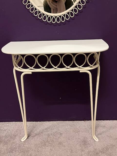 Console table with mirror from the 1960s