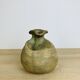 Vase boule forme libre grès vintage