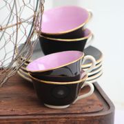Lot of 6 old coffee cups