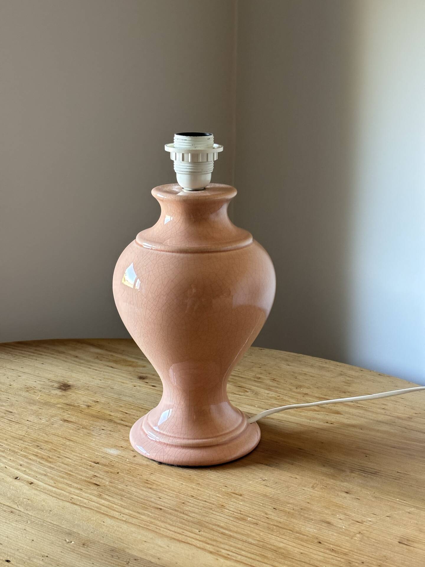 Cracked ceramic lamp - French manufacture