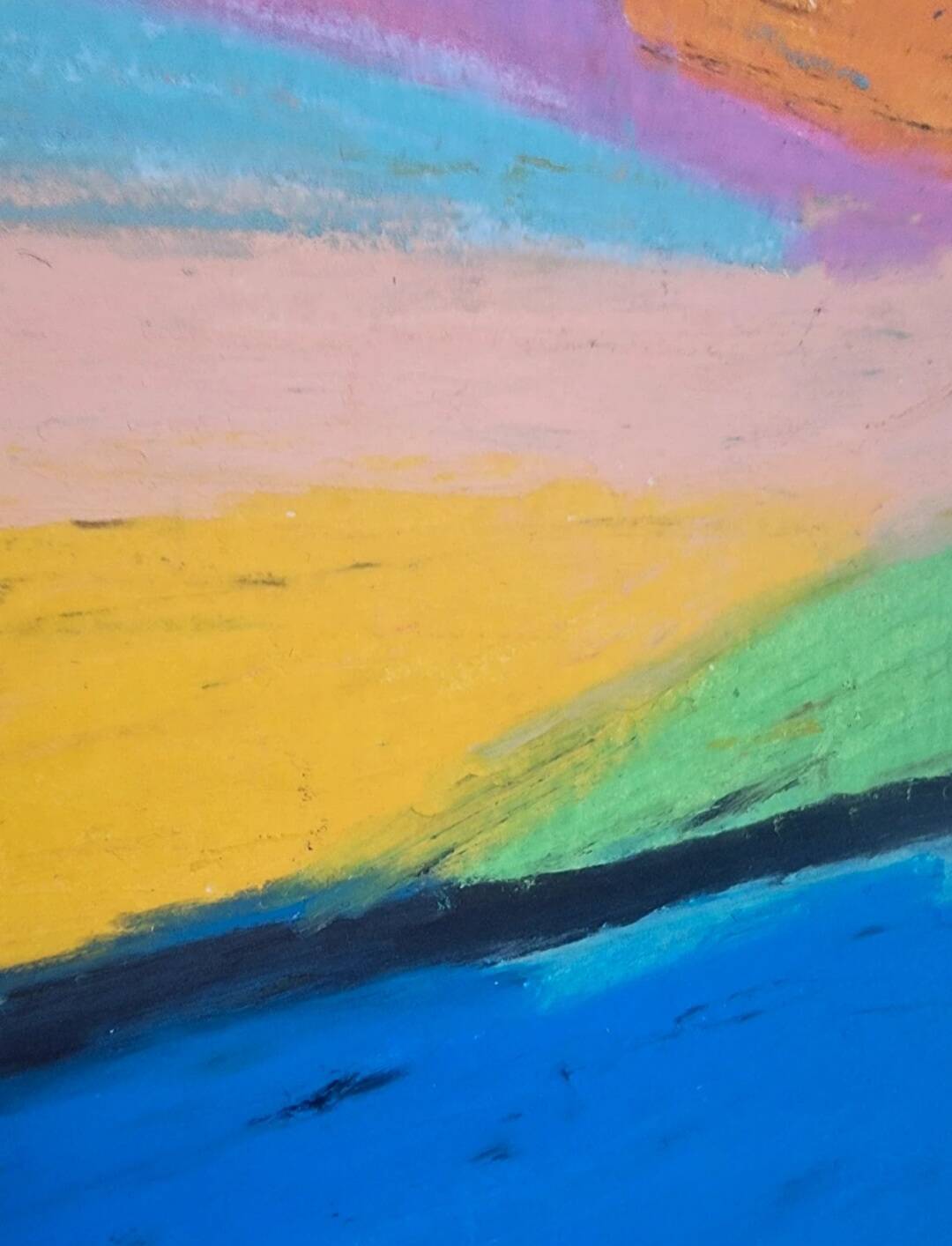 Oil Pastel Painting