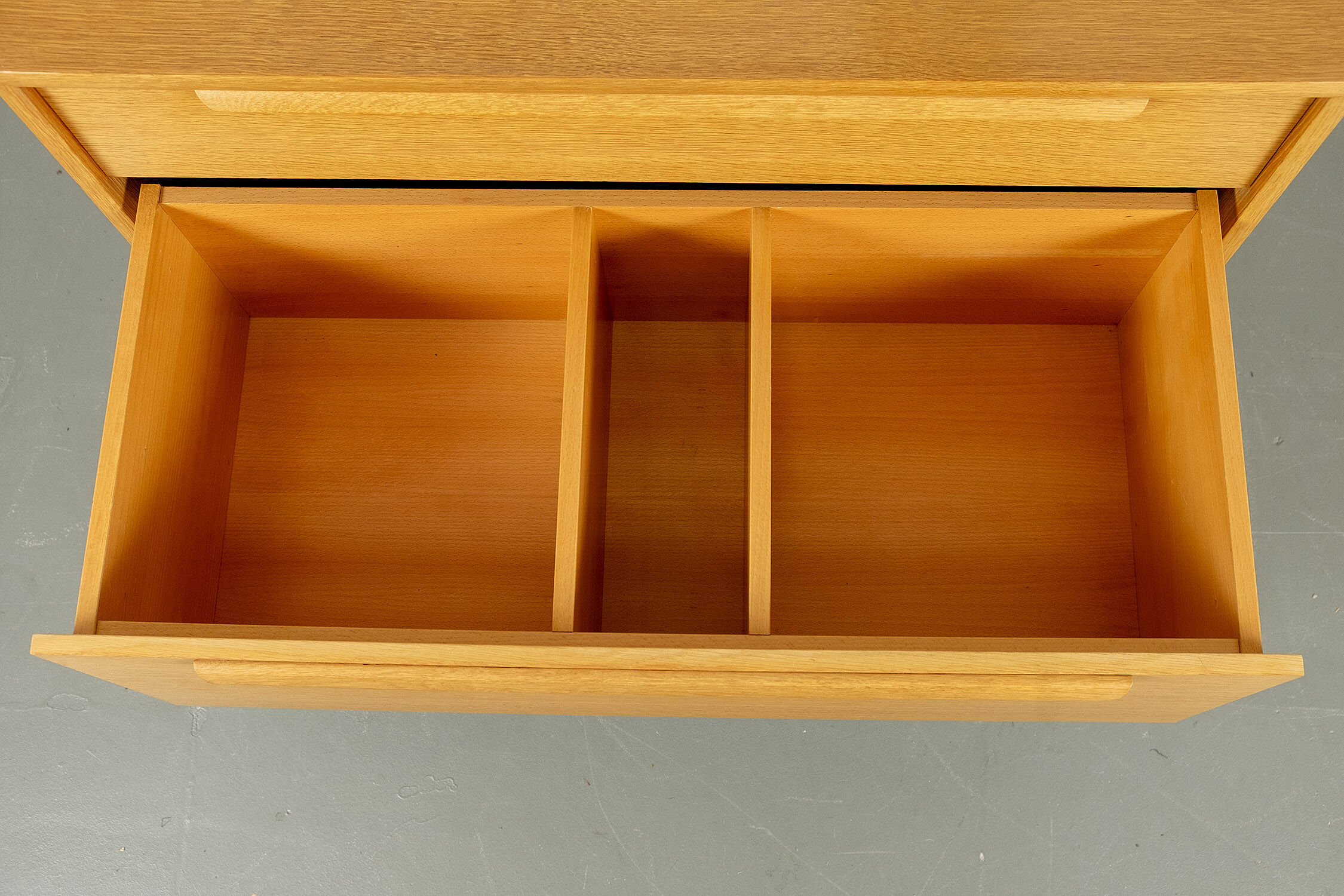 Chest of drawers in light oak by WK Möbel, 1970s