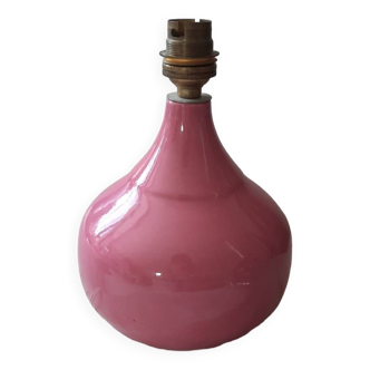 Pied de lampe ancien rose