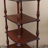 Napoleon III mahogany standing shelf