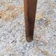 Oak farmhouse table nineteenth century feet spindles 2 drawers 199cm