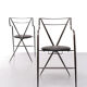 2 chaises pliantes Cendrillon, Hiroyuki Yamakado, 1987