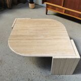 Coffee table in travertine Roche Bobois