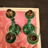 CANDLESTICK PAIR Twisted