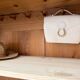 Antique solid pine wardrobe, reimagined in Celadon Green.