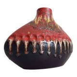 Sculptural West German Ceramic Vase by Carstens Tönnieshof, c. 1950s