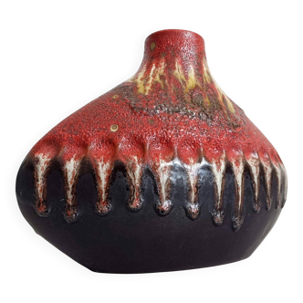 Sculptural West German Ceramic Vase by Carstens Tönnieshof, c. 1950s