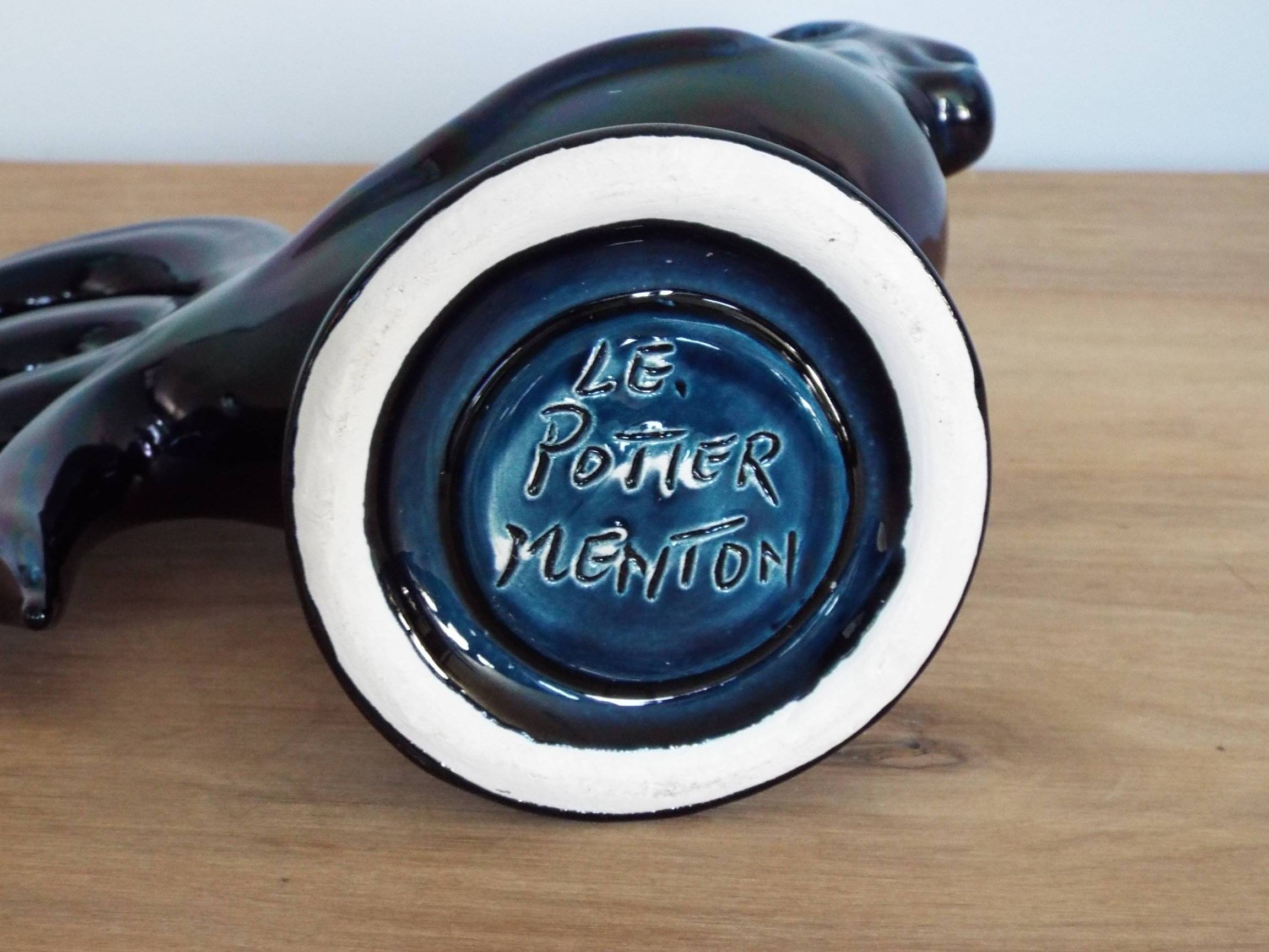 Ceramic rooster vase