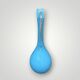 Antique turquoise opaline pitcher vase from Versailles – 1960s