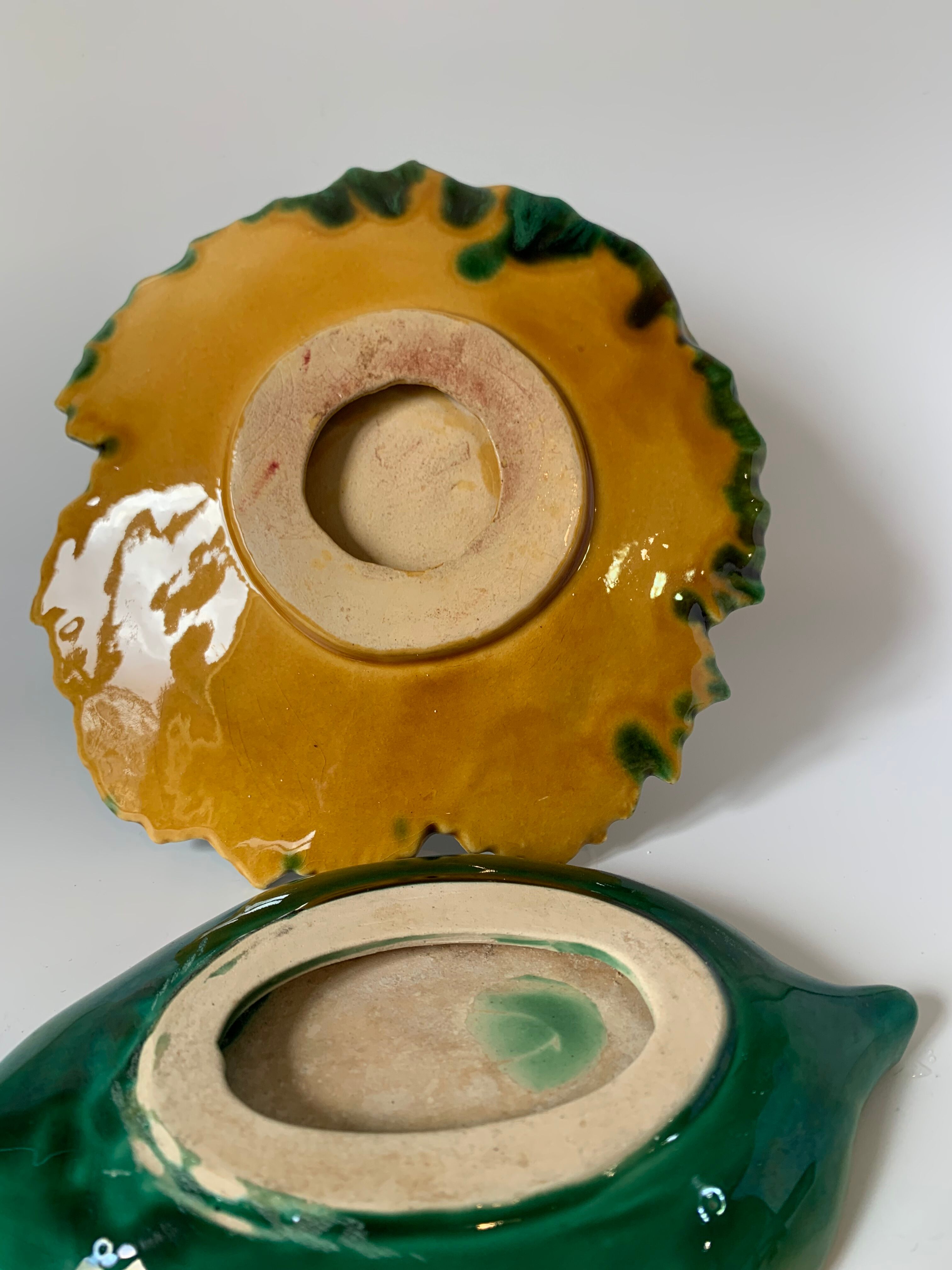 Beautiful porcelain leaves