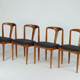 Set of four Danish Design Teak Dining Chairs by Johannes Andersen for Uldum - 1960s
