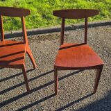 Zina chair pair by Thibault Desombre