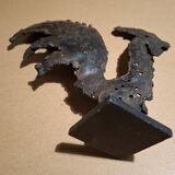 Handcrafted wrought iron sculpture