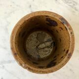 coffee service 6 cups and saucers, teapot and sugar bowl in ceramic / pottery / stoneware years 50-6