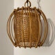 Bamboo rattan suspension from the 1960s.