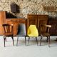 4 chaises dépareillées
