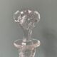 Crystal wine decanter engraved late nineteenth