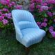 Blue toad chair
