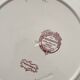 8 polychrome ironstone dinner plates "Wentworth" by Emile Bourgeois