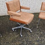 Set of an office chair and 2 Marcom chairs from the 60s