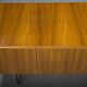 Mid-Century Wall Unit Cabinet and Sideboard in Walunt, 1970s, Set of 2