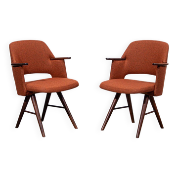 Chaises FT30 conçues par le designer néerlandais Cees Braakman pour Pastoe. Environ 1950.