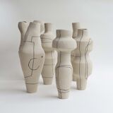 Unique stoneware vase from the 1991 series