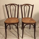 Set of 4 chairs bistrot 1900 by J and J Kohn model 462