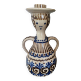 Anthropomorphic woman candle holder in ceramic