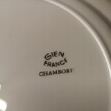 Duo of plates "gien chambord"