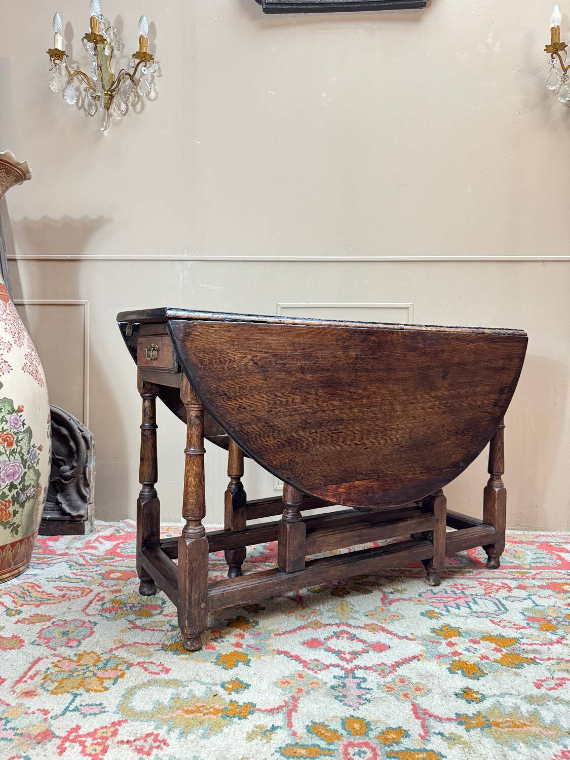 Table à volets dite « gâte leg », angleterre xviii eme siècle