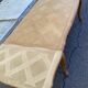 Large Louis XV dining table stripped in solid oak 1960 260cm